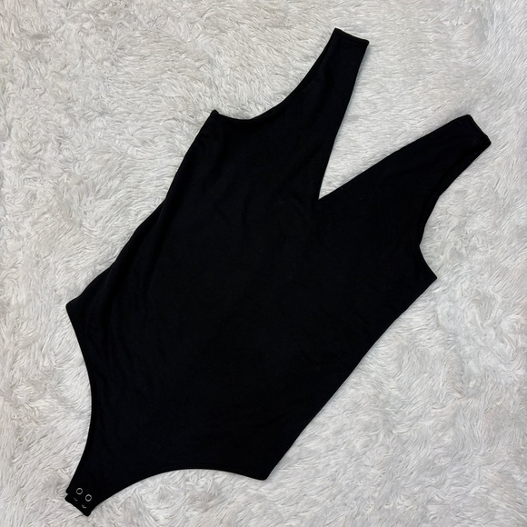 Abercrombie & Fitch Soft A&F Collection Black V-Neck Bodysuit - Picture 2 of 4